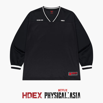 《體能之巔：亞洲大挑戰》Gint Fit 網眼透氣運動長袖 黑色