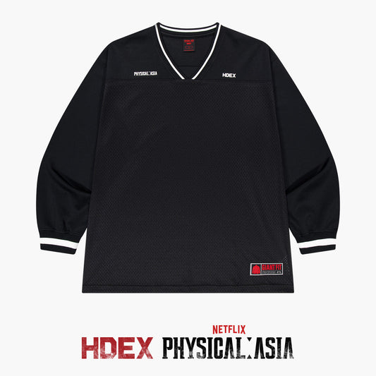 《體能之巔：亞洲大挑戰》Gint Fit 網眼透氣運動長袖 黑色