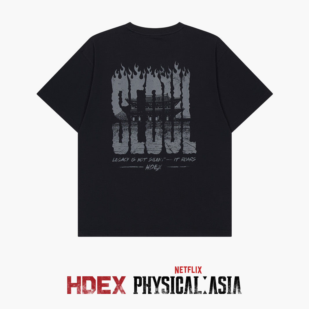 《體能之巔：亞洲大挑戰》Seoul 運動短袖上衣 黑色