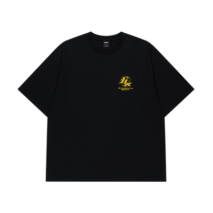 HX Back Logo Over Fit 運動短袖上衣 黑色