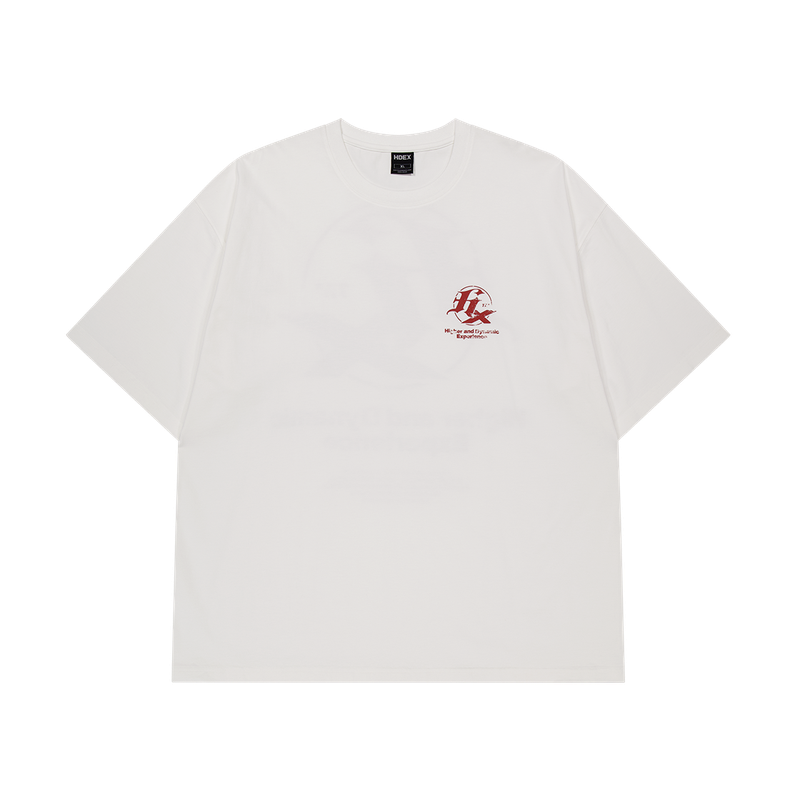 HX Back Logo Over Fit 運動短袖上衣 白色
