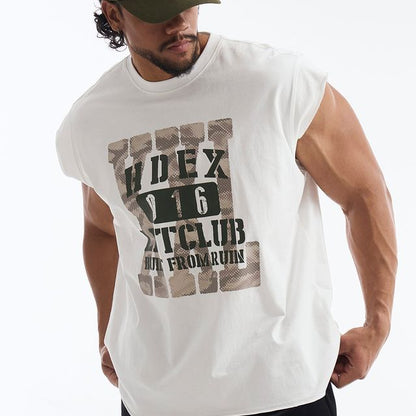 【新品早鳥優惠】Lift Cap 復古純棉運動背心 白色