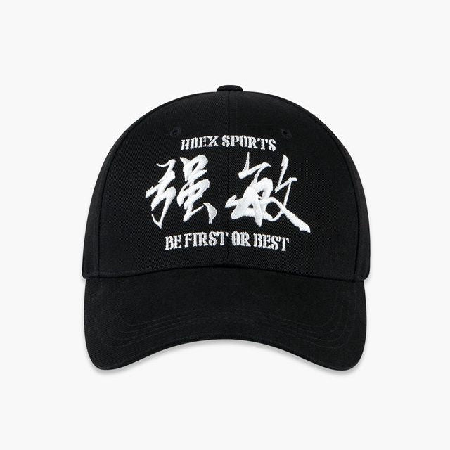 Strong Dexter 強敏刺繡純棉棒球帽 黑色