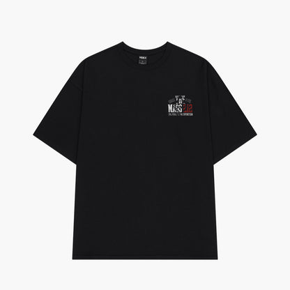 THE MASS 212 Giant Fit 短袖上衣 黑色