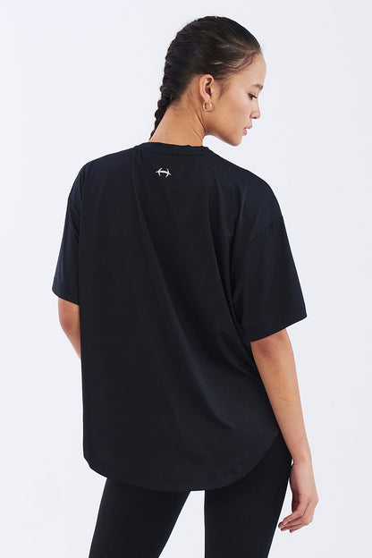 【新品預購】QUICK DRY Cover-Up 速乾運動短袖上衣 黑色