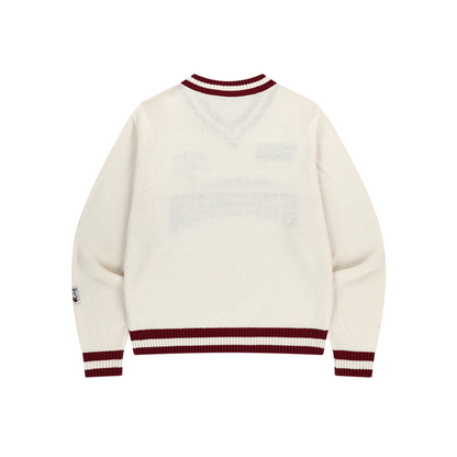 【早鳥優惠】Womens Rugby 混羊毛針織毛衣 象牙白