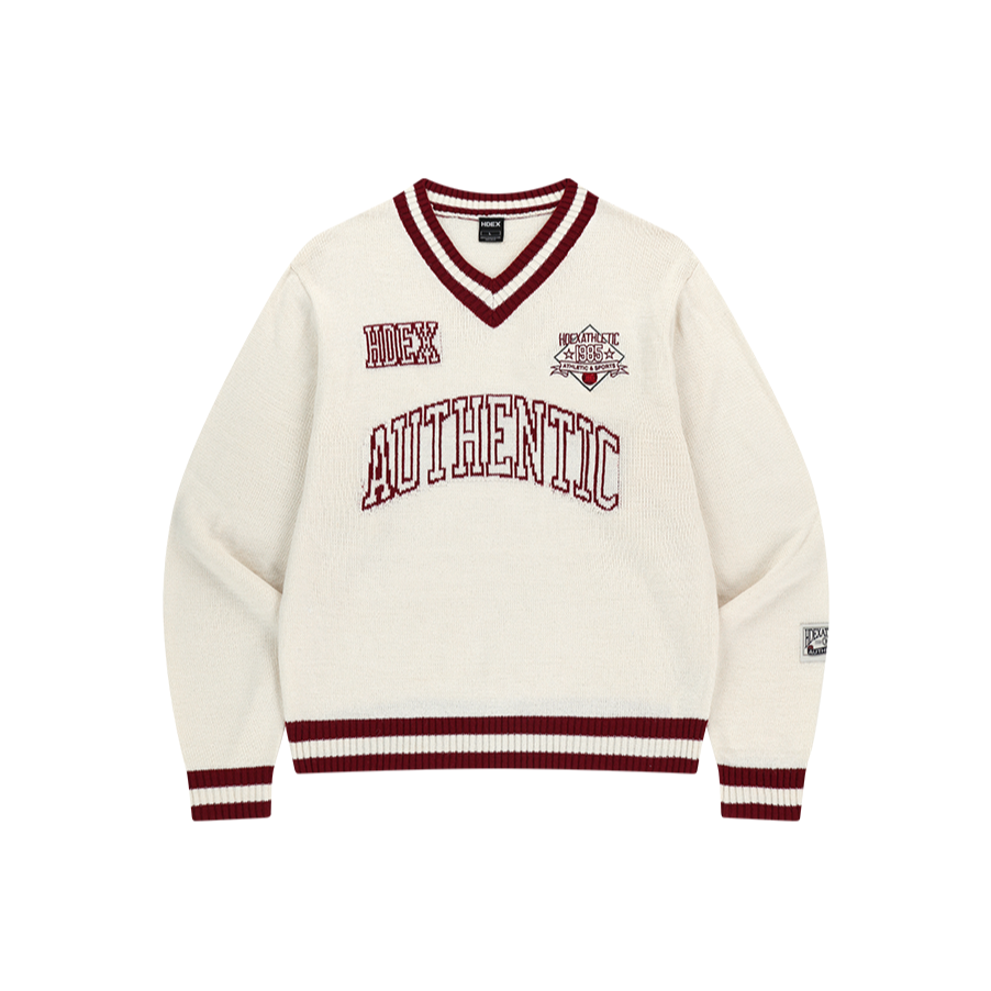 【早鳥優惠】Womens Rugby 混羊毛針織毛衣 象牙白