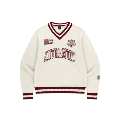 【早鳥優惠】Womens Rugby 混羊毛針織毛衣 象牙白