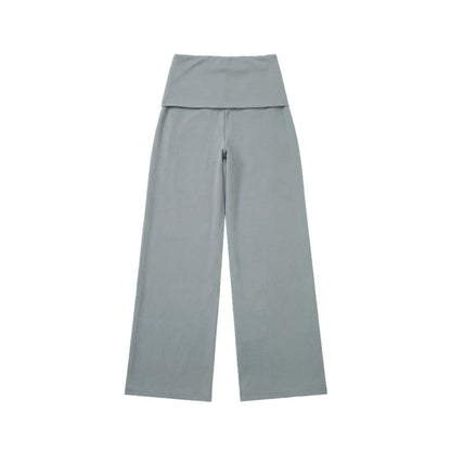 Supple Folding 寬鬆運動長褲 迷霧灰