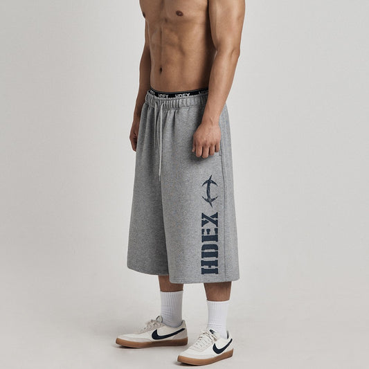 【新品早鳥優惠】Break Main Logo 百慕達運動短褲 麻花灰