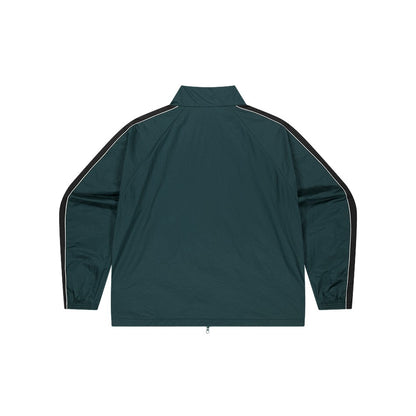 【新品早鳥優惠】Color Summit Piping 滾邊撞色防風夾克 綠色(男女同款)