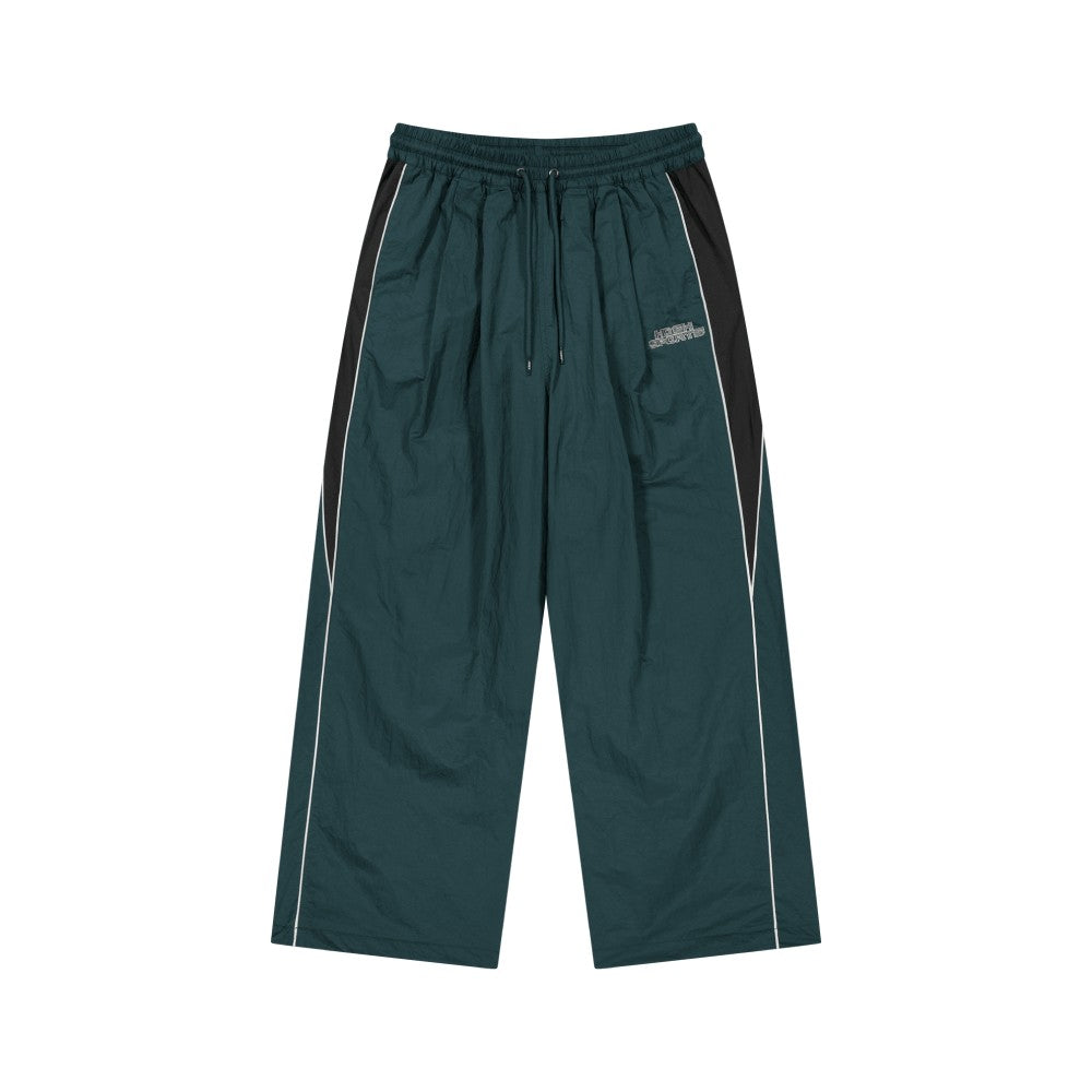 【新品早鳥優惠】Color Summit 寬版運動長褲 綠色(男女同款)