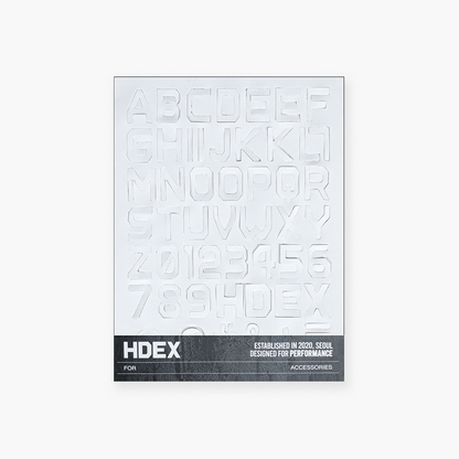 EZ Lettering 個性化布貼組 白色