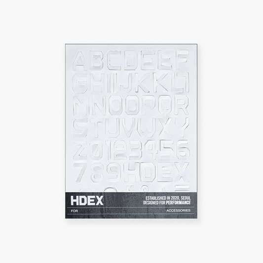 EZ Lettering 個性化布貼組 白色