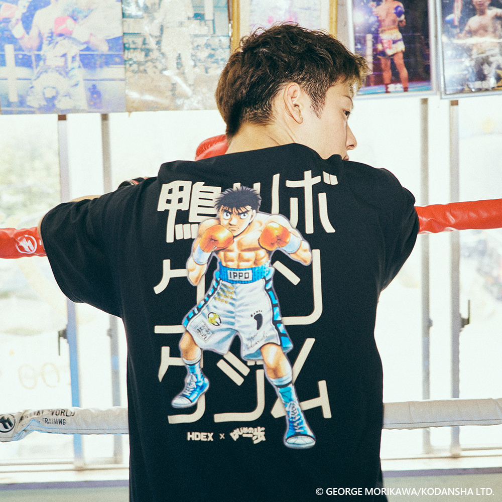 HDEX x 第一神拳 休閒短袖上衣 黑色