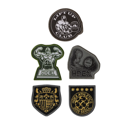 【新品早鳥優惠】HDEX Symbol 個性化刺繡布貼組(5入)