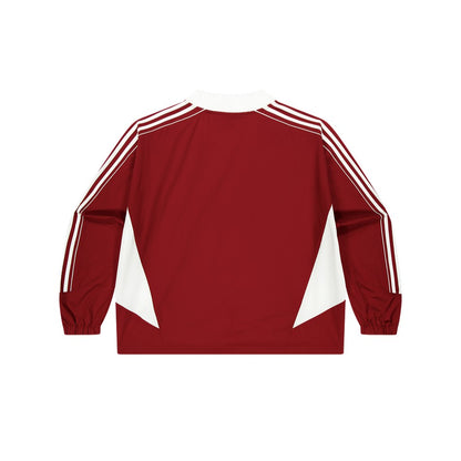 【新品早鳥優惠】Color Summit 美式足球風運動長袖上衣 紅色(男女同款)