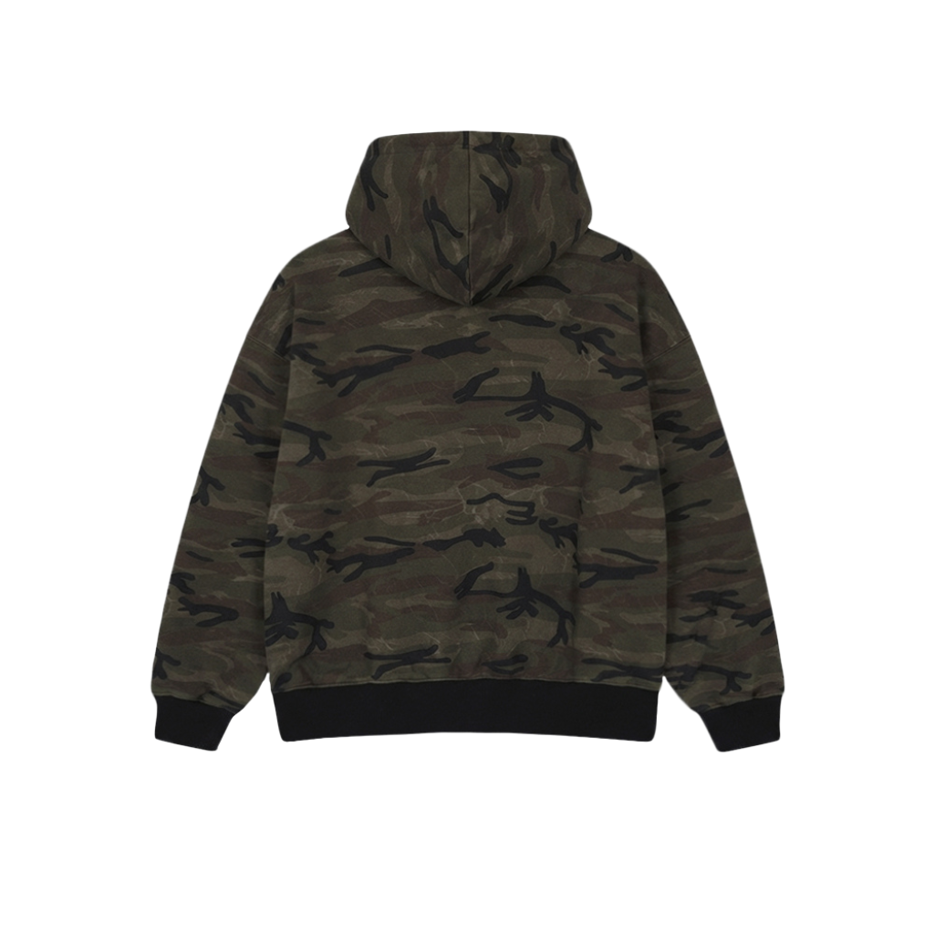 Division Giant Fit 迷彩連帽上衣 卡其綠