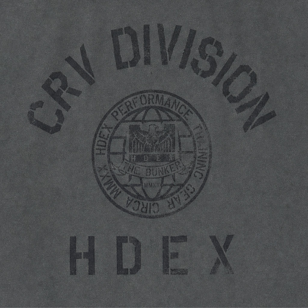 Division 復古水洗短袖上衣 炭灰色
