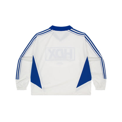 【新品早鳥優惠】Color Summit 美式足球風運動長袖上衣 白色(男女同款)