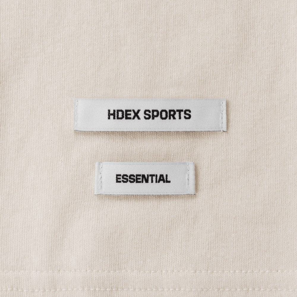 Essential 莫代爾休閒長袖上衣 奶油白