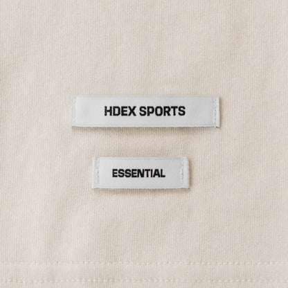 Essential 莫代爾休閒長袖上衣 奶油白