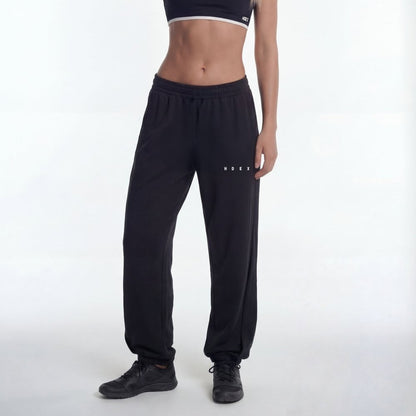 Mild Daily 運動休閒束口長褲 黑色