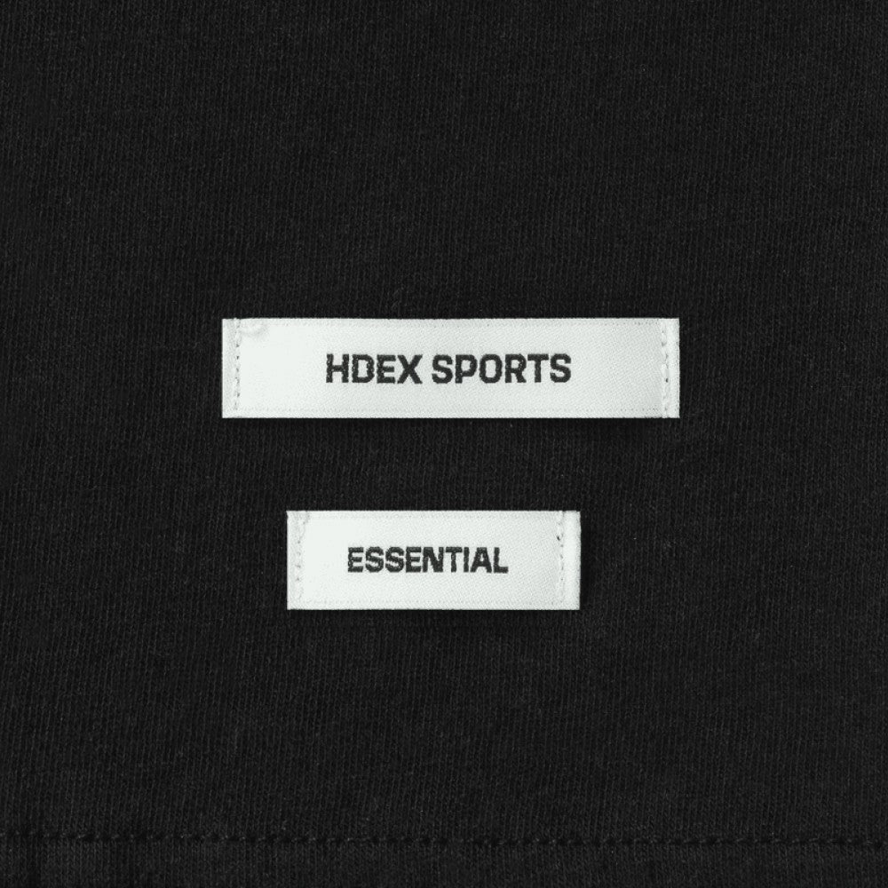 Essential 莫代爾休閒長袖上衣 黑色