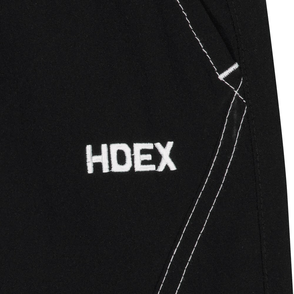 Womens Stich Curyed 尼龍運動長褲 黑色