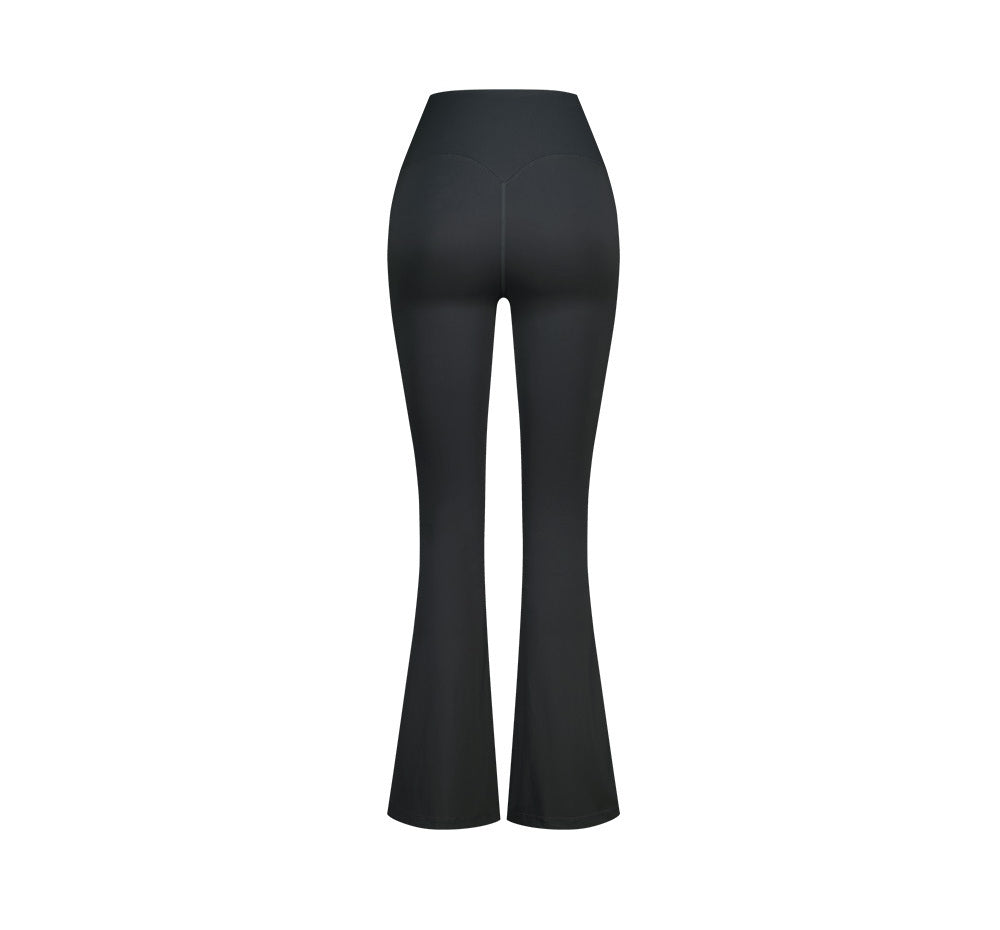 【新品預購】Womens Support 喇叭修身運動褲 深灰色