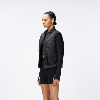 【新品早鳥優惠】Assist Padded 輕暖科技背心 黑色(男女同款)