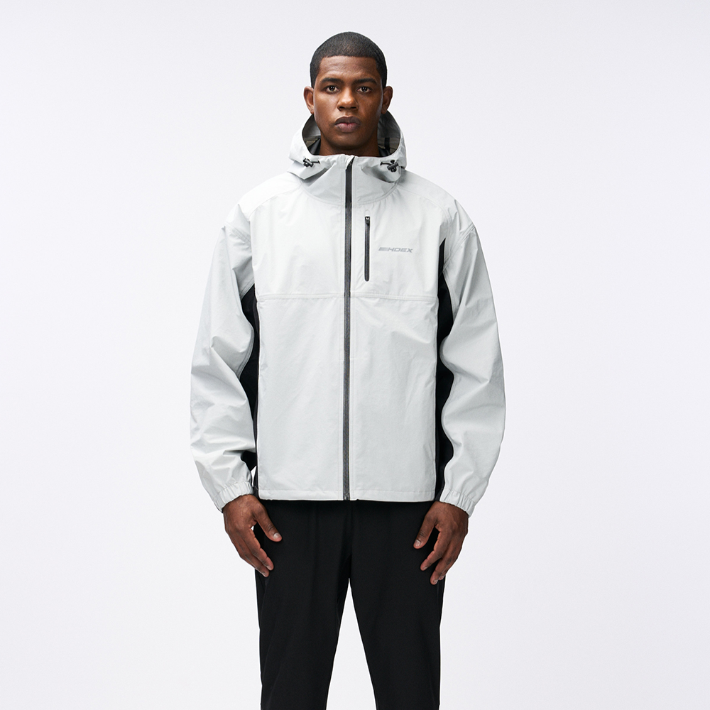 【新品早鳥優惠】Assist Two Tone Storm Shell 防風雨連帽外套 淺灰色