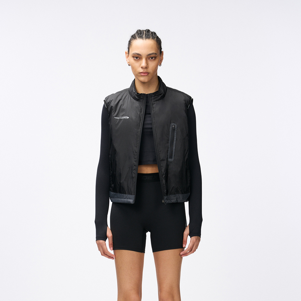 【新品早鳥優惠】Assist Padded 輕暖科技背心 黑色(男女同款)