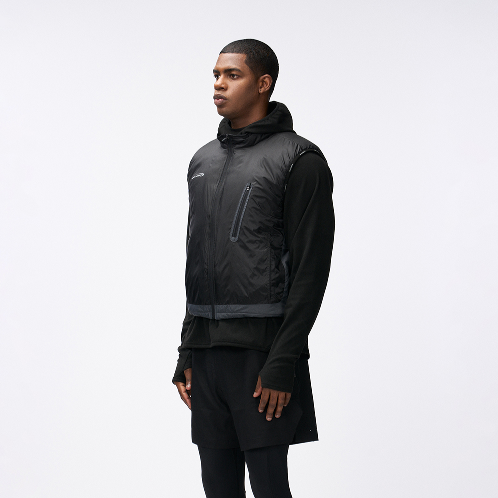 【新品早鳥優惠】Assist Padded 輕暖科技背心 黑色(男女同款)