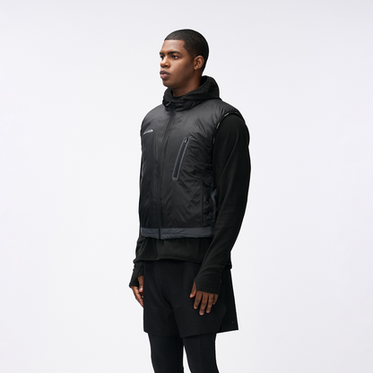 【新品早鳥優惠】Assist Padded 輕暖科技背心 黑色(男女同款)