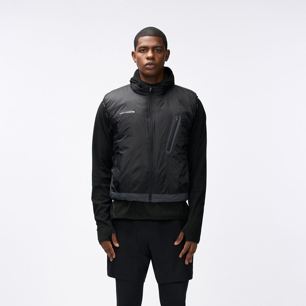 【新品早鳥優惠】Assist Padded 輕暖科技背心 黑色(男女同款)