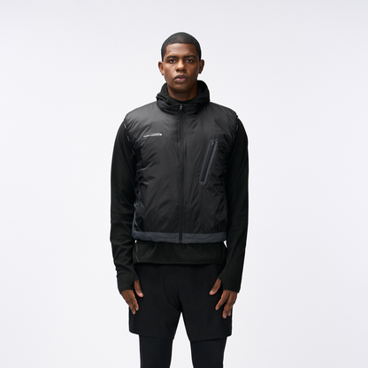 【新品早鳥優惠】Assist Padded 輕暖科技背心 黑色(男女同款)