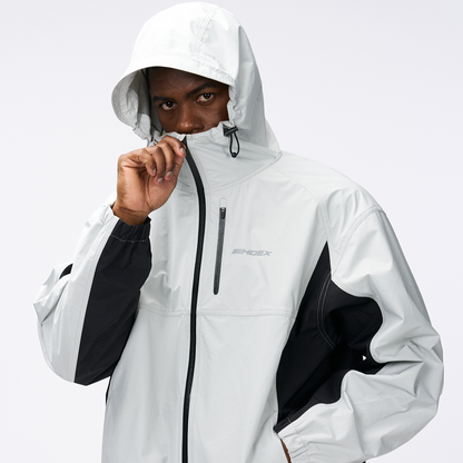 【新品早鳥優惠】Assist Two Tone Storm Shell 防風雨連帽外套 淺灰色