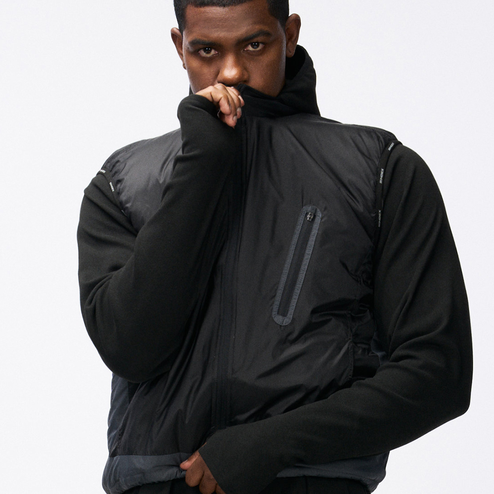 【新品早鳥優惠】Assist Padded 輕暖科技背心 黑色(男女同款)