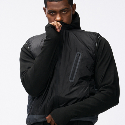 【新品早鳥優惠】Assist Padded 輕暖科技背心 黑色(男女同款)