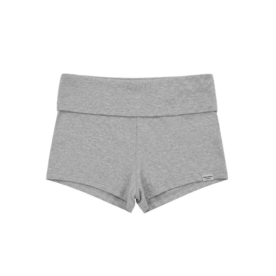 Essential Folding 運動短褲 麻花灰