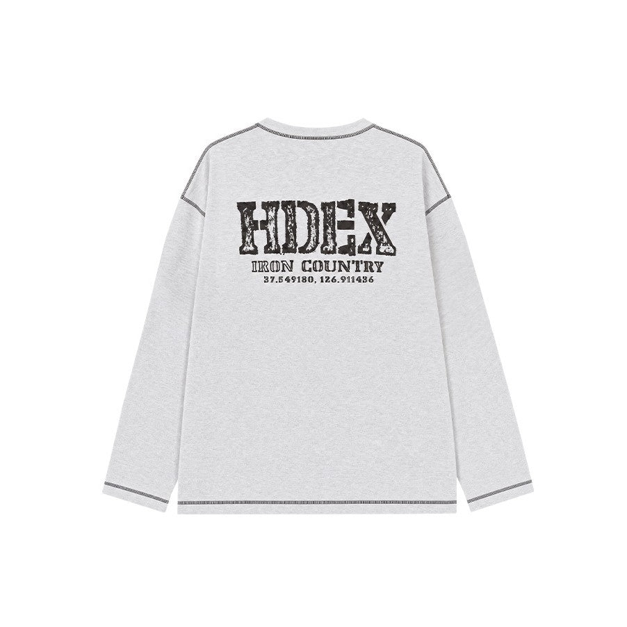 Core Giant Fit 美式運動長袖上衣 淺灰色