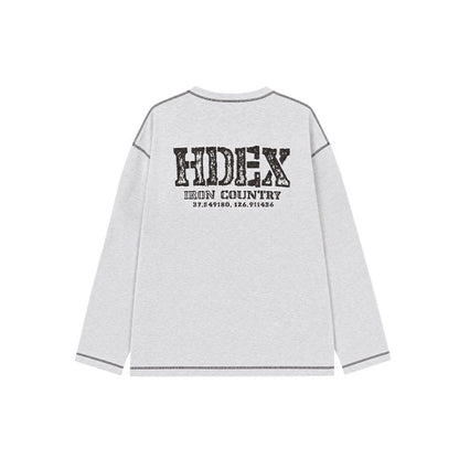 Core Giant Fit 美式運動長袖上衣 淺灰色
