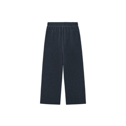 Soft Velour 華夫格運動長褲 海軍藍