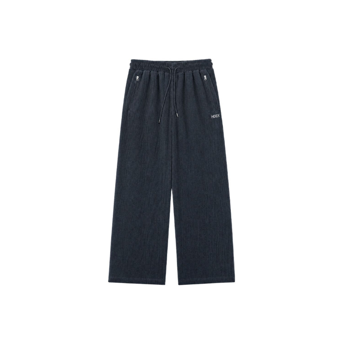 Soft Velour 華夫格運動長褲 海軍藍