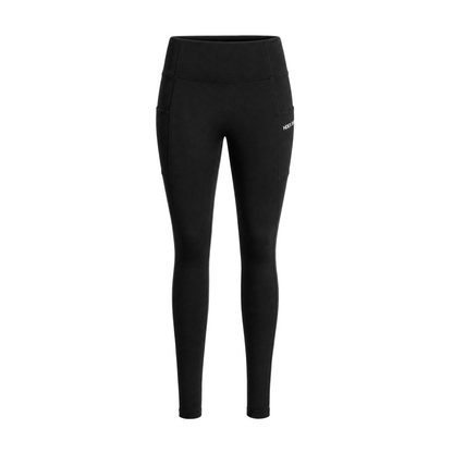 Womens Align Running 高腰側口袋緊身運動褲 黑色