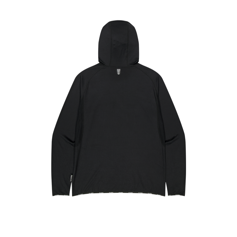 【新品早鳥優惠】Assist Waffle 機能性運動連帽長袖上衣 黑色