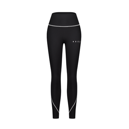 Womens Dexter 修身高腰緊身運動褲 黑色
