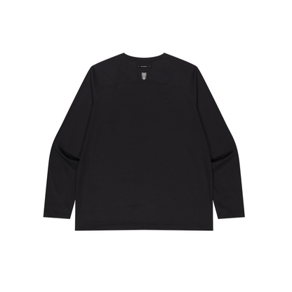 【新品早鳥優惠】Assist Waffle 機能性運動長袖上衣 黑色