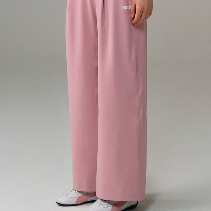 【新品早鳥優惠】Light Support Daily 修身寬版運動長褲 粉色